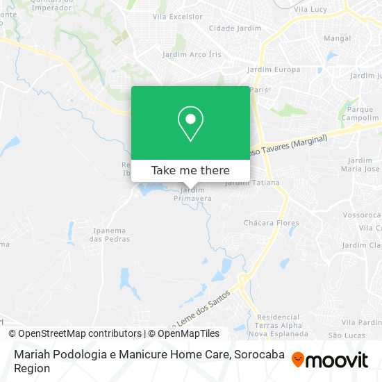 Mariah Podologia e Manicure Home Care map