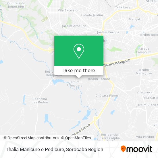 Thalia Manicure e Pedicure map