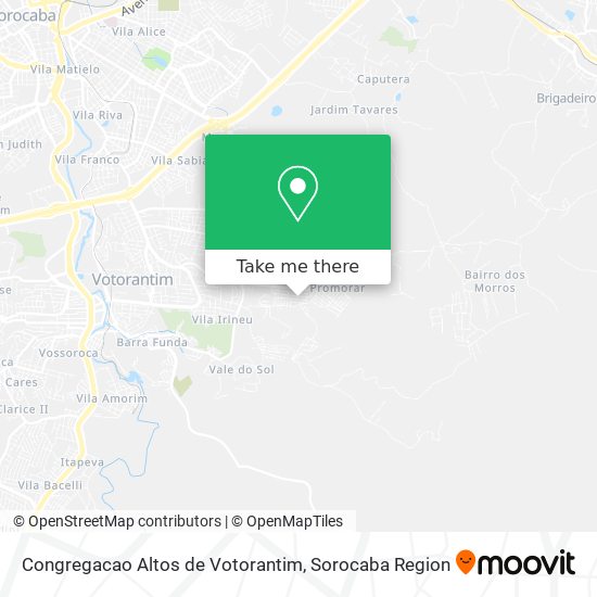 Congregacao Altos de Votorantim map