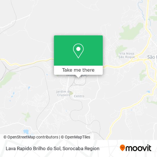 Lava Rapido Brilho do Sol map