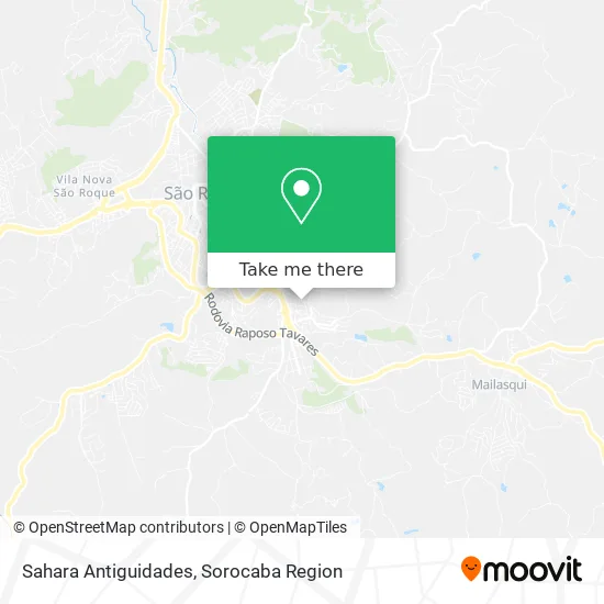 Sahara Antiguidades map