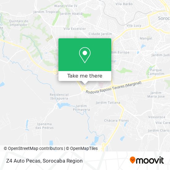 Mapa Z4 Auto Pecas