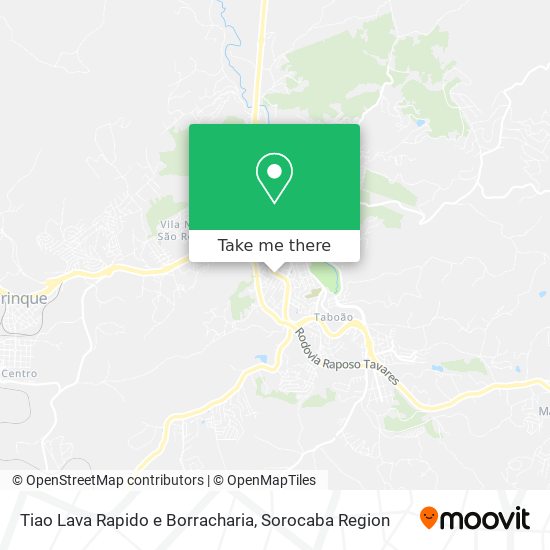 Tiao Lava Rapido e Borracharia map