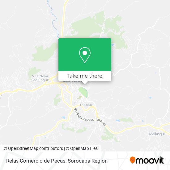 Relav Comercio de Pecas map