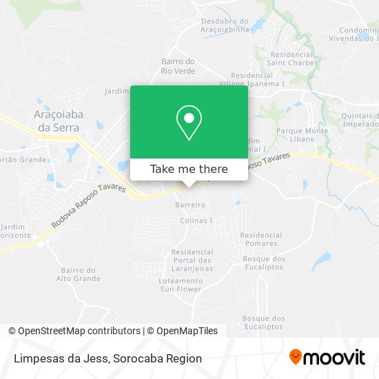 Mapa Limpesas da Jess