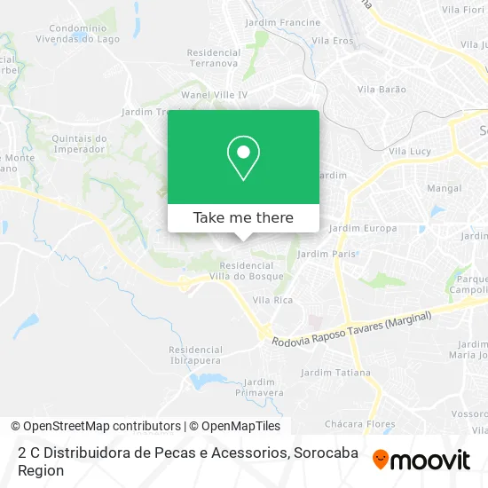 2 C Distribuidora de Pecas e Acessorios map