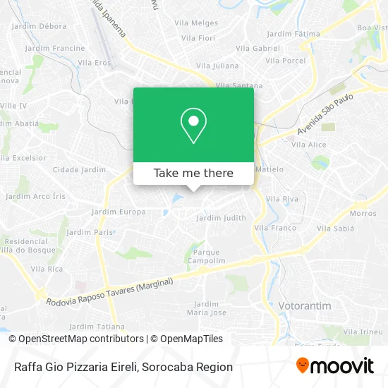 Raffa Gio Pizzaria Eireli map