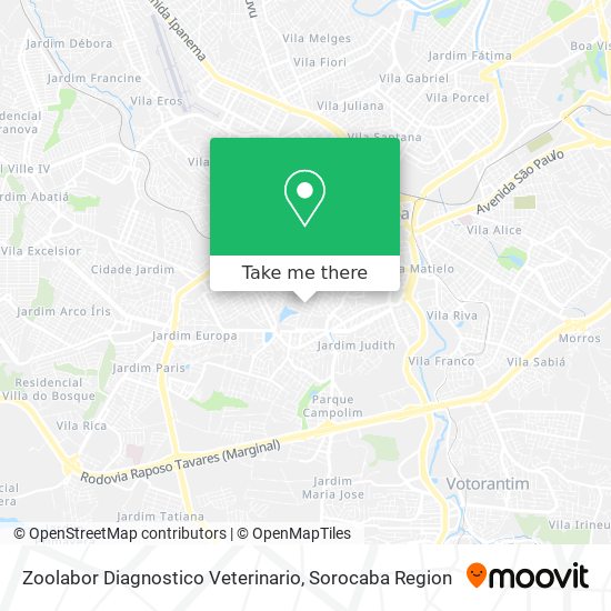 Zoolabor Diagnostico Veterinario map