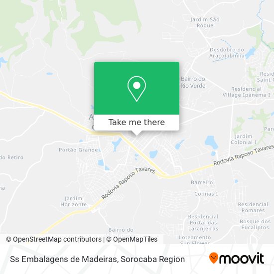 Mapa Ss Embalagens de Madeiras