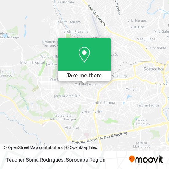 Mapa Teacher Sonia Rodrigues