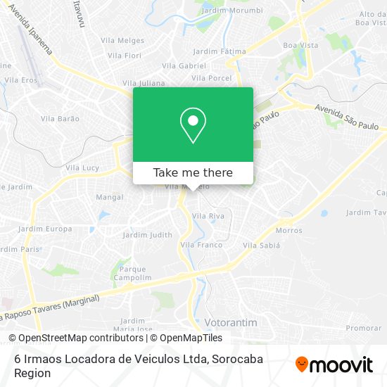 6 Irmaos Locadora de Veiculos Ltda map