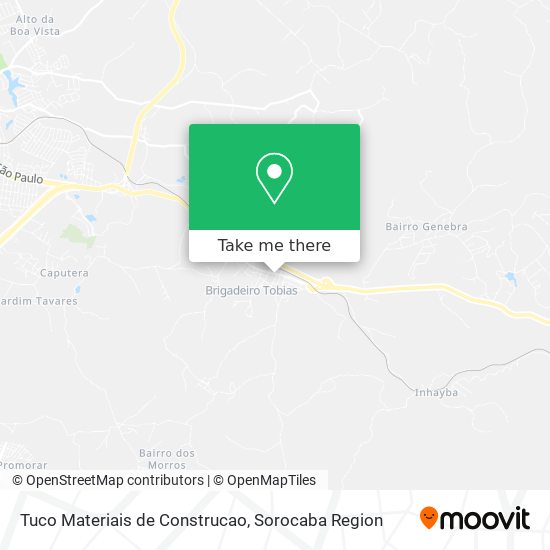 Mapa Tuco Materiais de Construcao