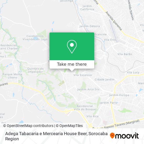Adega Tabacaria e Mercearia House Beer map