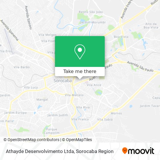 Athayde Desenvolvimento Ltda map