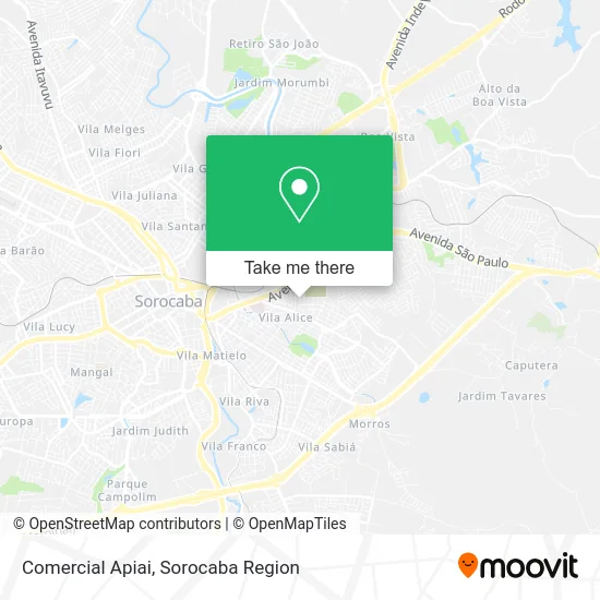 Comercial Apiai map