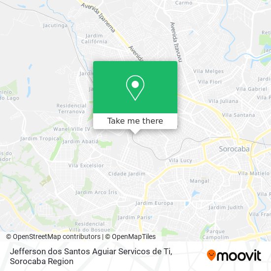 Jefferson dos Santos Aguiar Servicos de Ti map