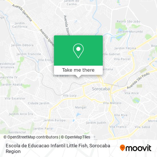 Escola de Educacao Infantil Little Fish map