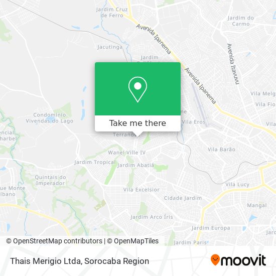 Mapa Thais Merigio Ltda