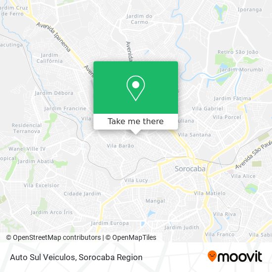 Auto Sul Veiculos map