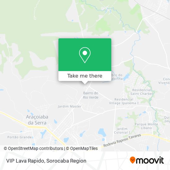 Mapa VIP Lava Rapido