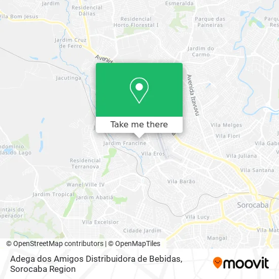 Adega dos Amigos Distribuidora de Bebidas map
