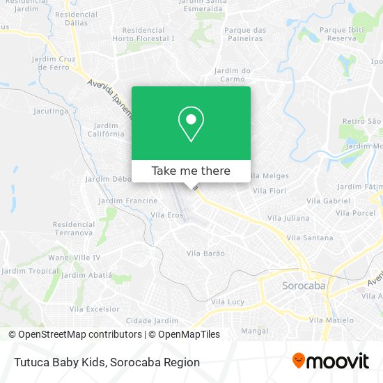 Tutuca Baby Kids map