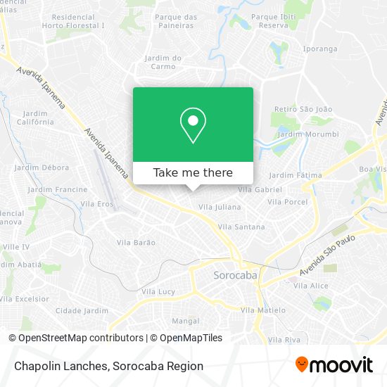 Chapolin Lanches map