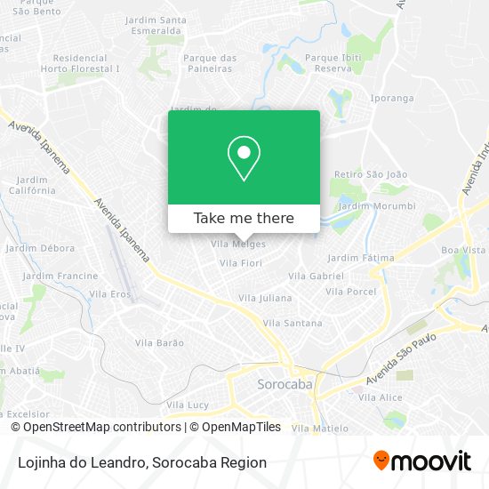 Lojinha do Leandro map