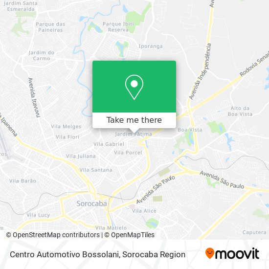 Centro Automotivo Bossolani map