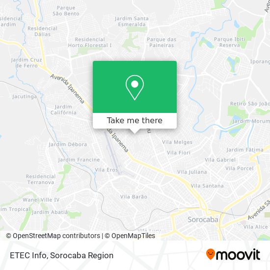 ETEC Info map