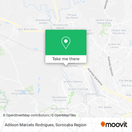 Adilson Marcelo Rodrigues map