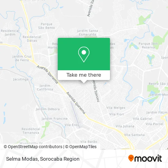 Selma Modas map