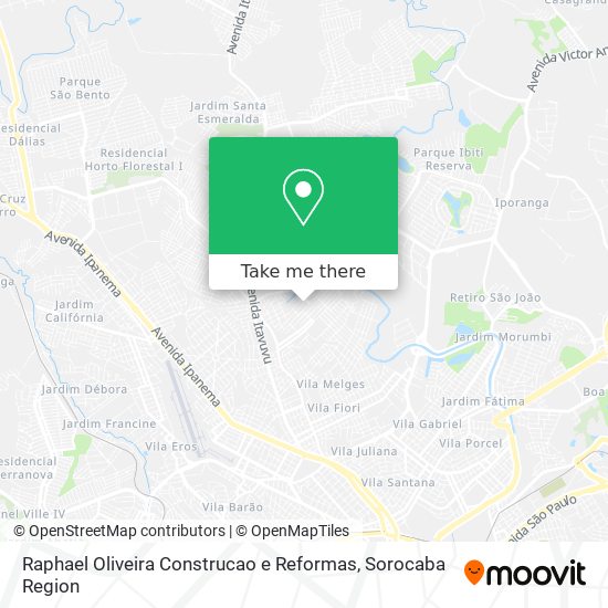 Raphael Oliveira Construcao e Reformas map