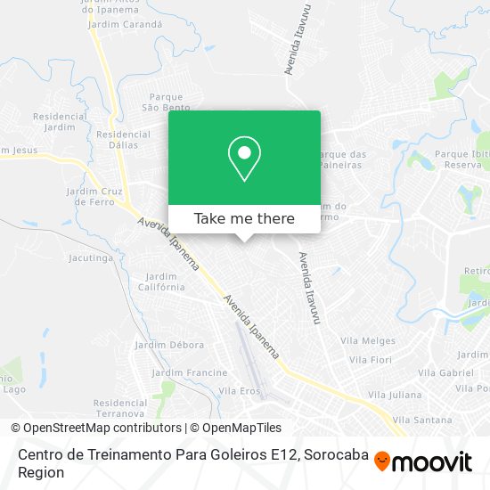 Centro de Treinamento Para Goleiros E12 map