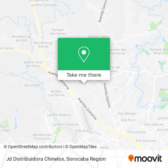 Jd Distribuidora Chinelos map