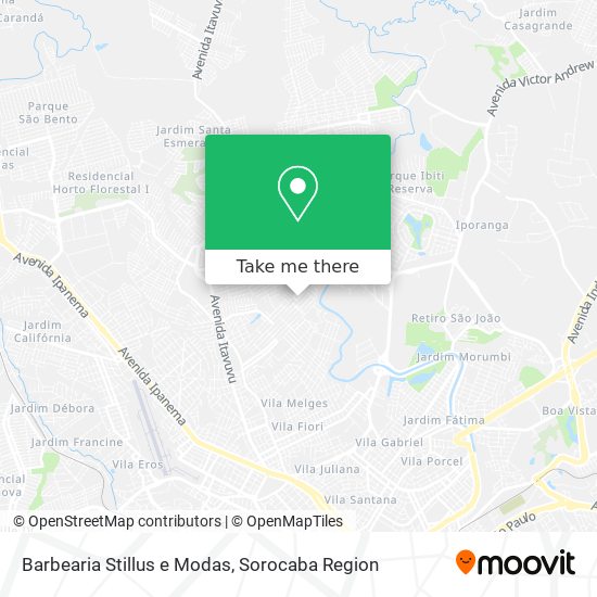 Barbearia Stillus e Modas map