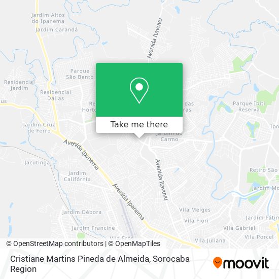 Mapa Cristiane Martins Pineda de Almeida