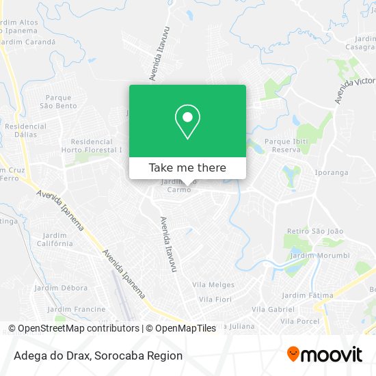 Adega do Drax map