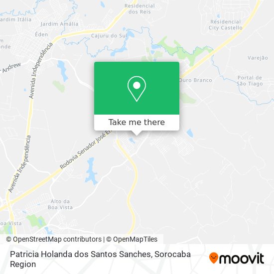 Mapa Patricia Holanda dos Santos Sanches
