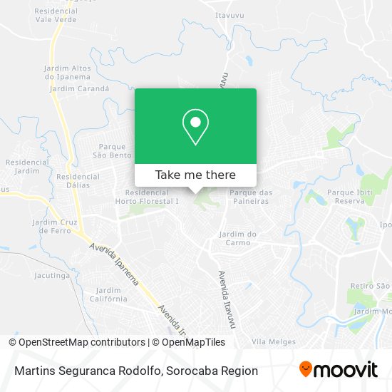 Martins Seguranca Rodolfo map
