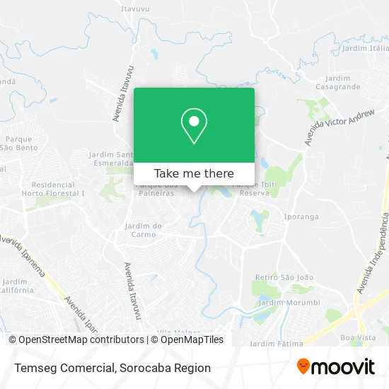 Temseg Comercial map
