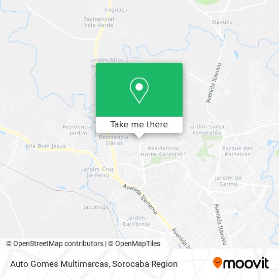 Auto Gomes Multimarcas map