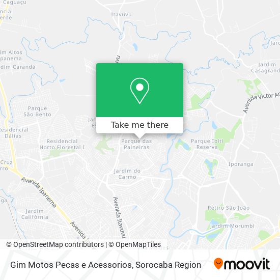 Gim Motos Pecas e Acessorios map