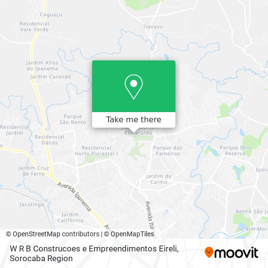 Mapa W R B Construcoes e Empreendimentos Eireli