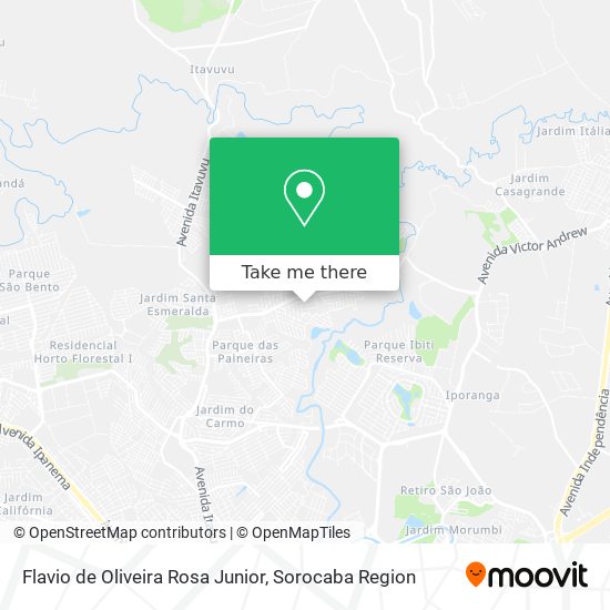 Flavio de Oliveira Rosa Junior map