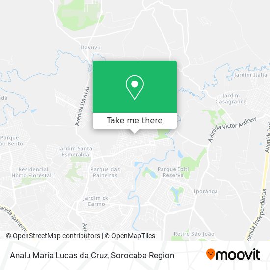 Analu Maria Lucas da Cruz map