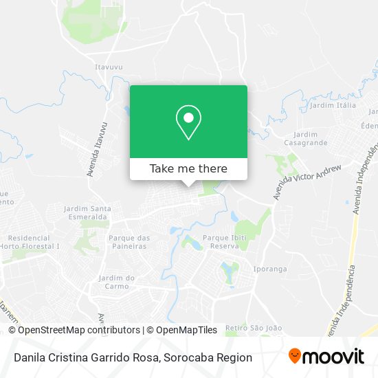 Danila Cristina Garrido Rosa map