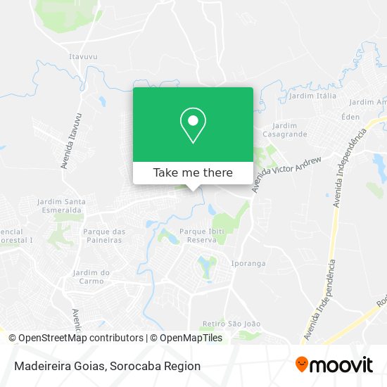 Madeireira Goias map