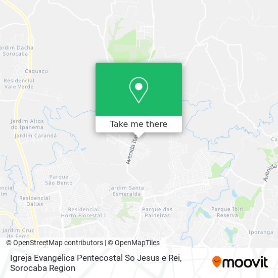 Igreja Evangelica Pentecostal So Jesus e Rei map