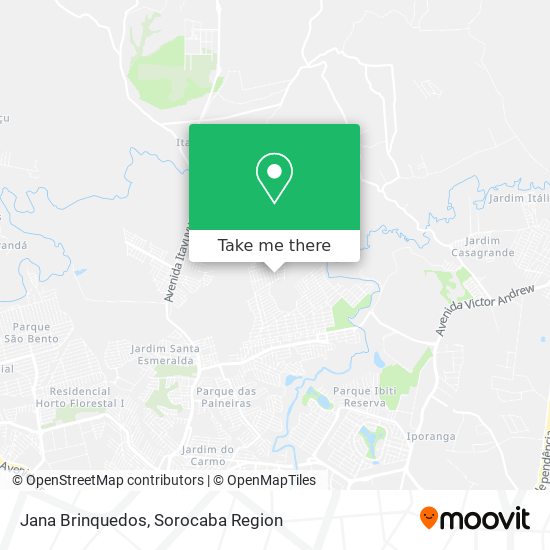 Mapa Jana Brinquedos